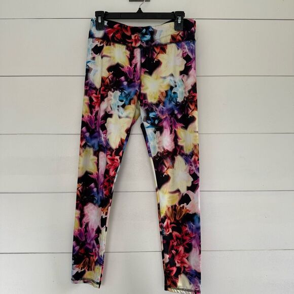 Energie Women’s Large Patterned Leggings Pants - Picture 1 of 4